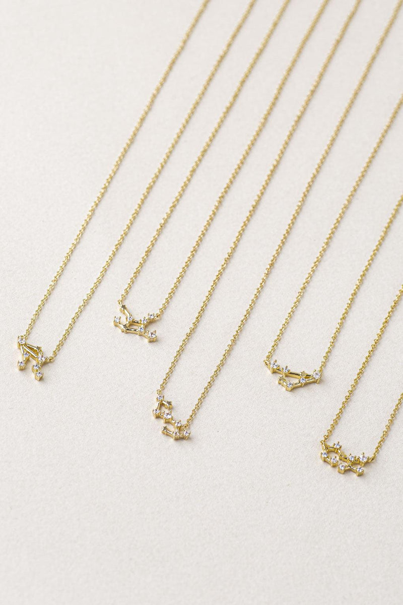 SBI Jewelry Collana Zodiacale In Acciaio Inossidabile Con Ciondolo Costellazione - Regalo Compleanno Per Donna - 5