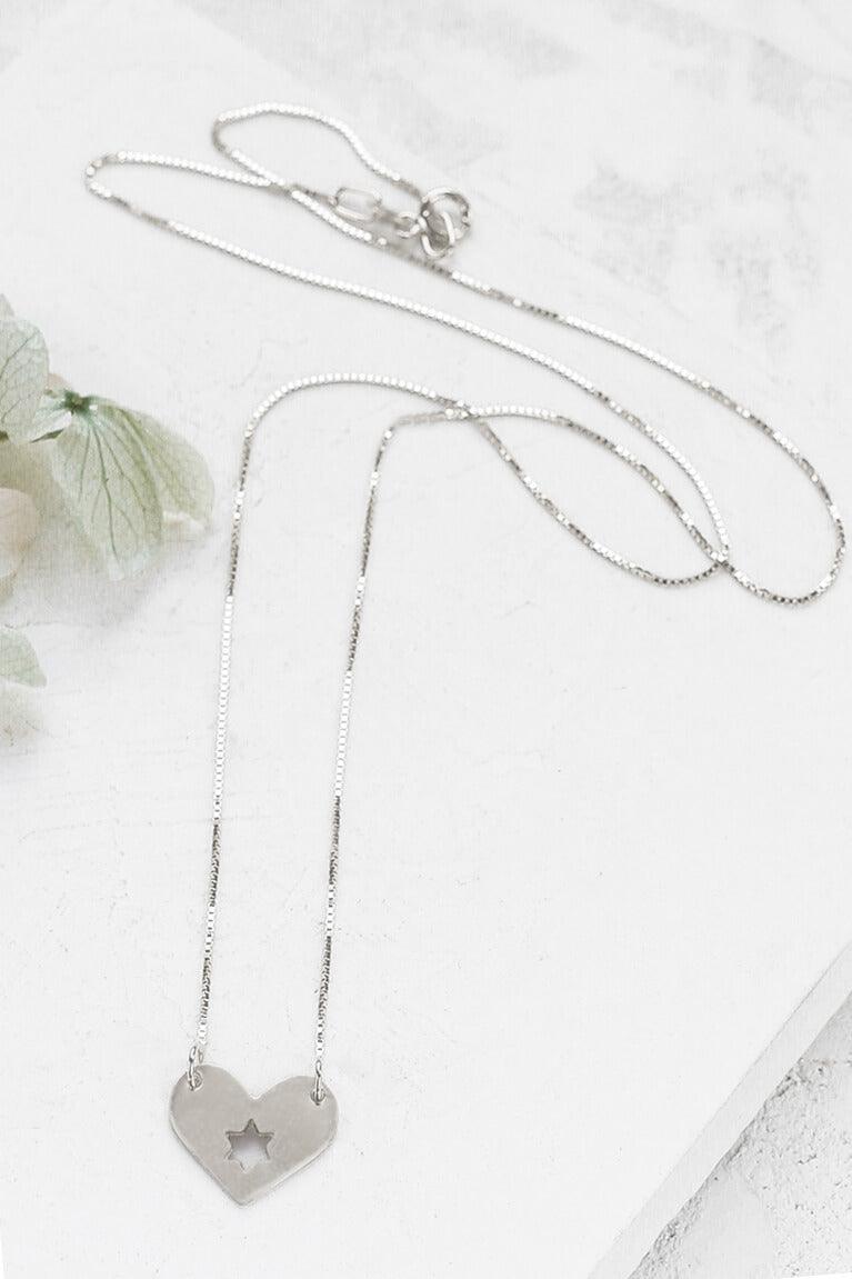 14K Gold Israel at Heart Necklace