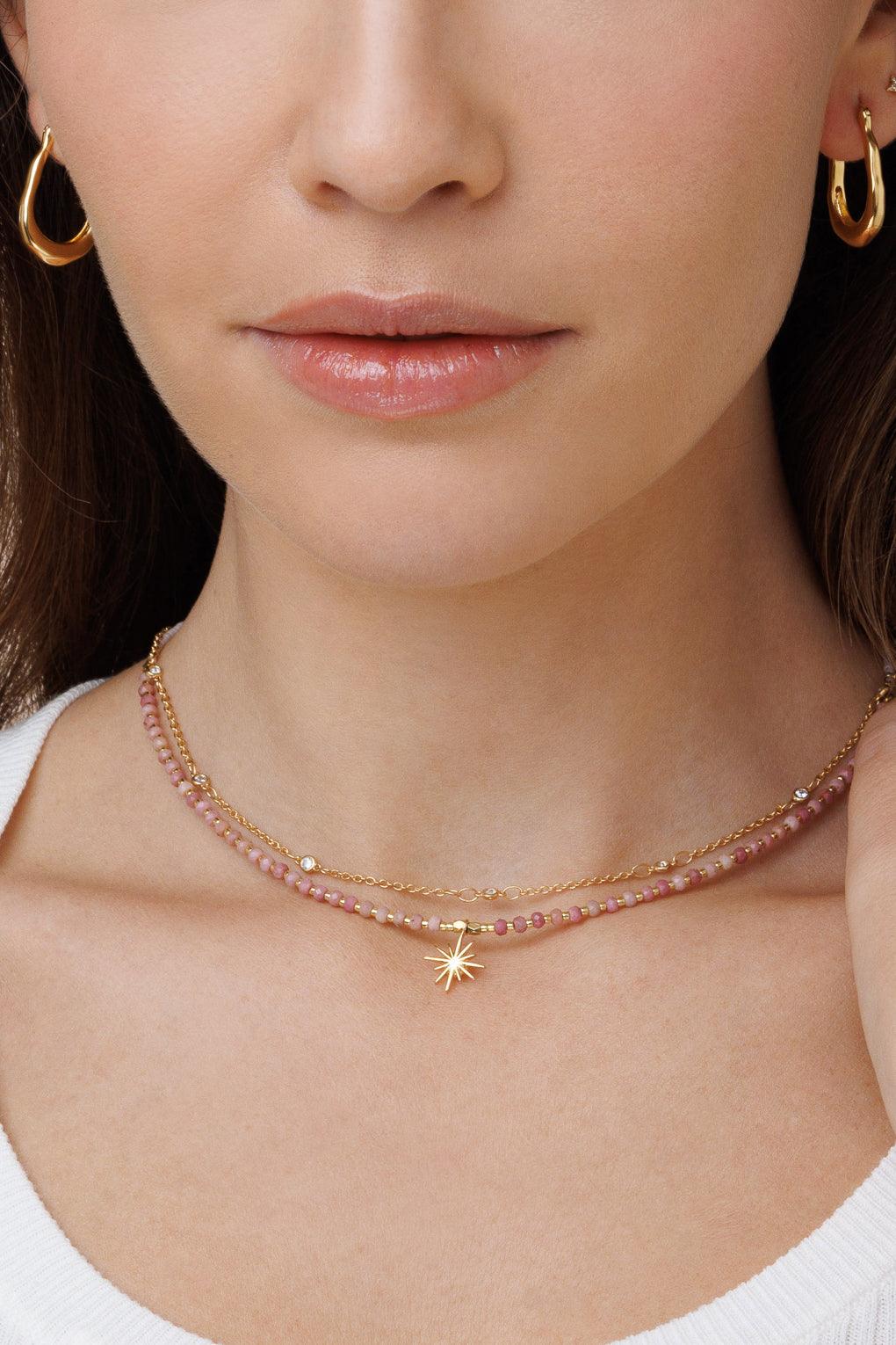 Bliss Necklace 5 pink