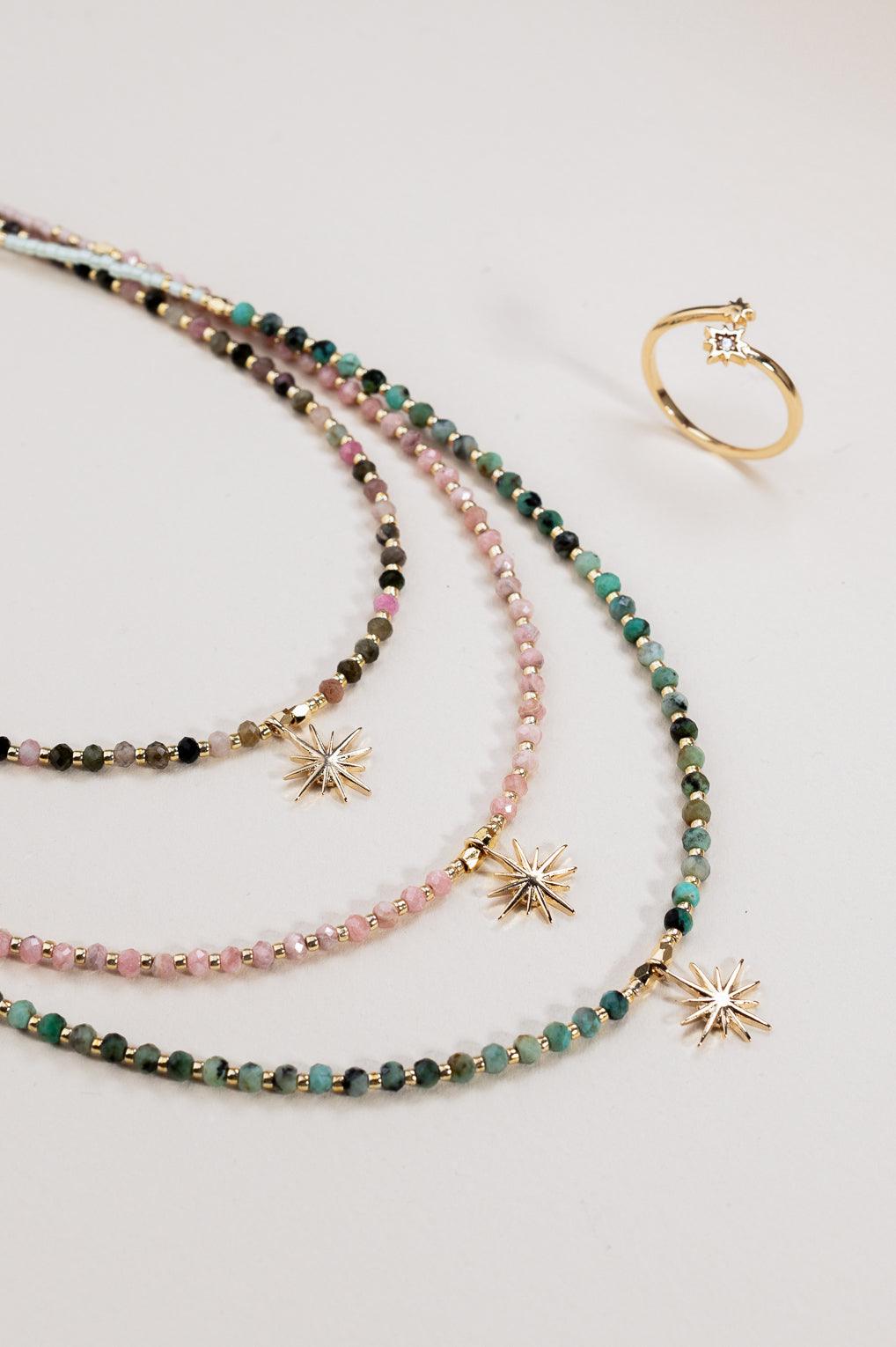 Bliss Necklace 5 pink