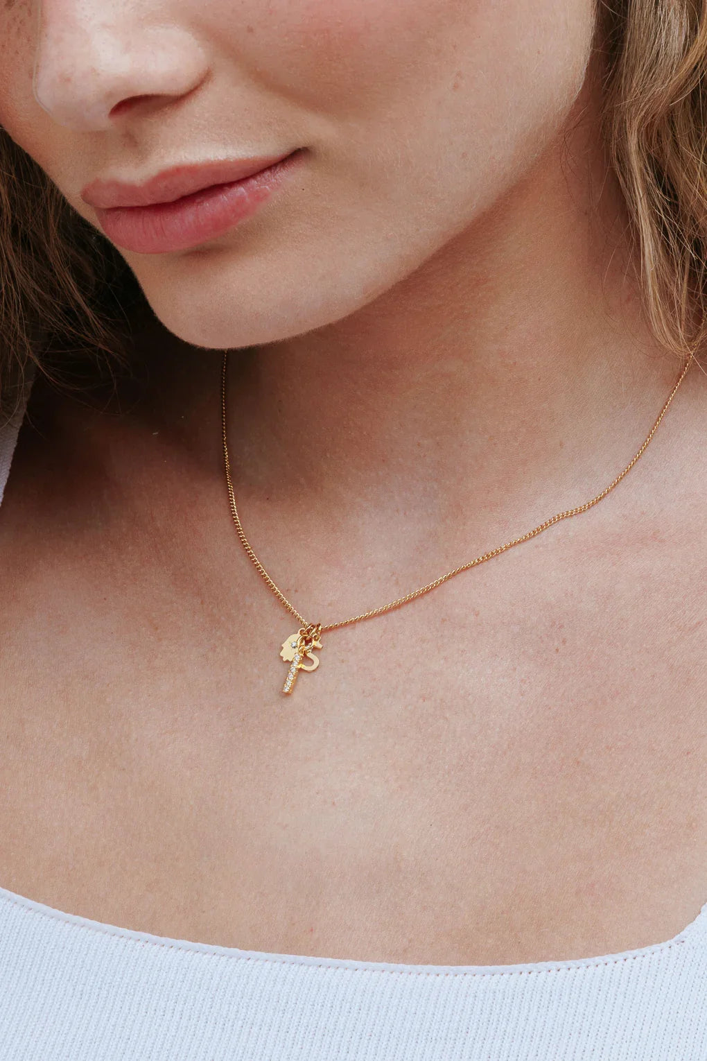 Charm Necklace - Thin Base Chain