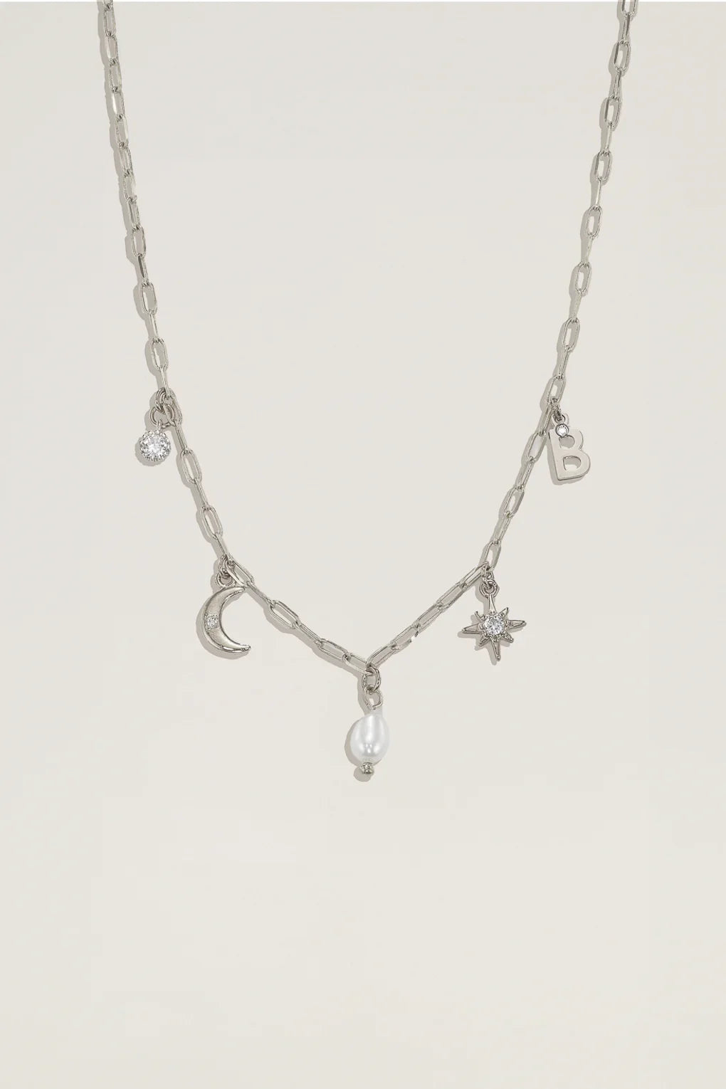 Charm Necklace - Small Paperclip Chain