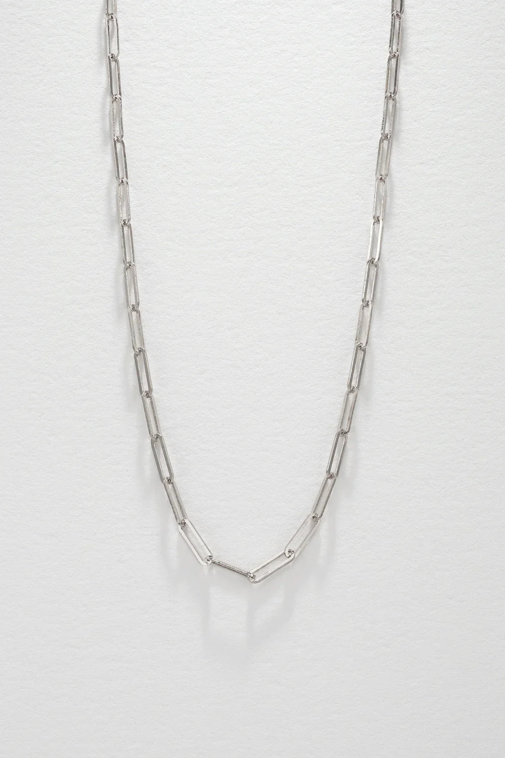 Charm Necklace - Medium Paperclip Chain