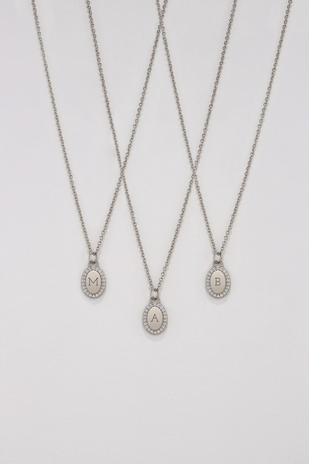 Custom Engraved Crystal Pendant Necklace