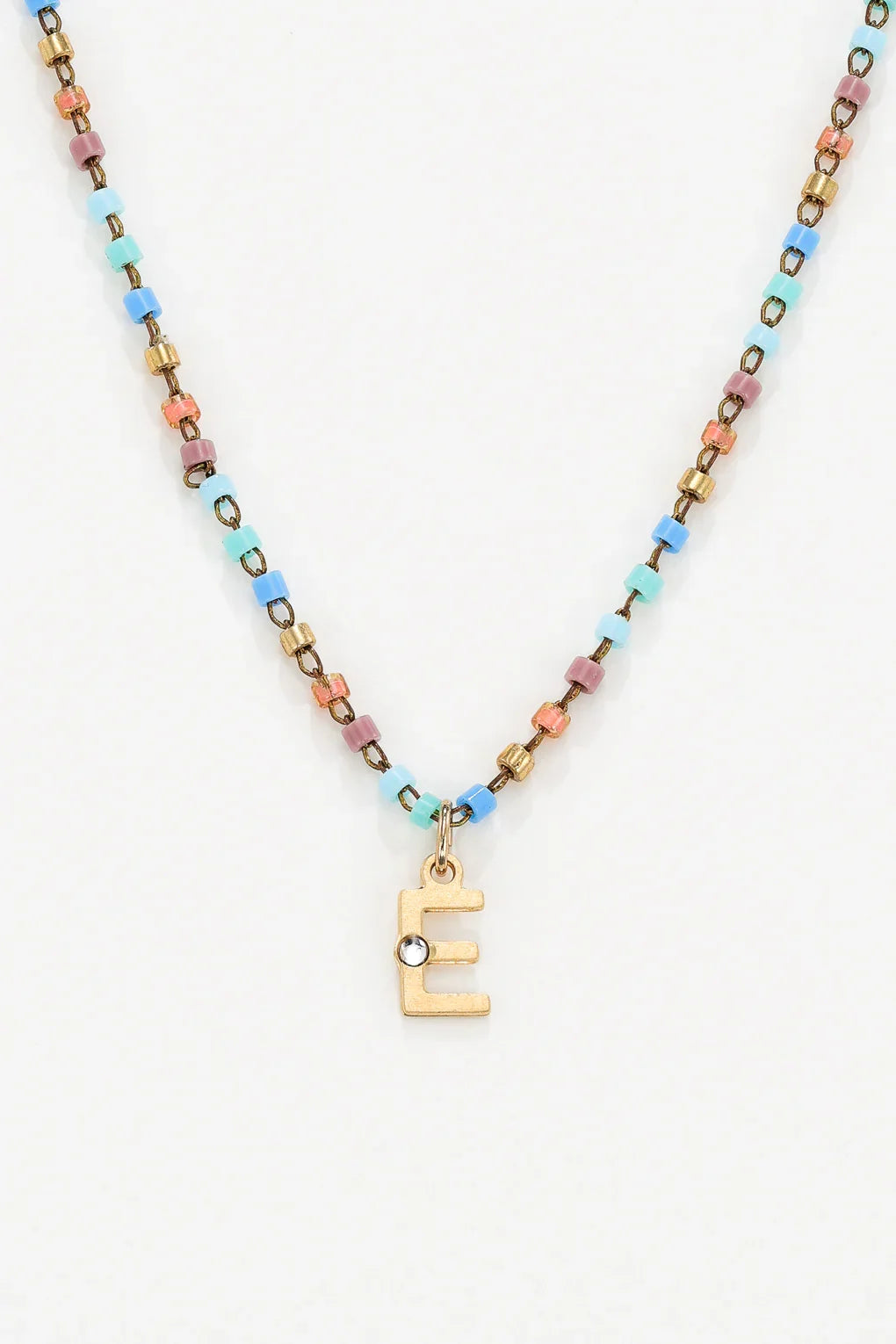 Colorful Initial Necklace