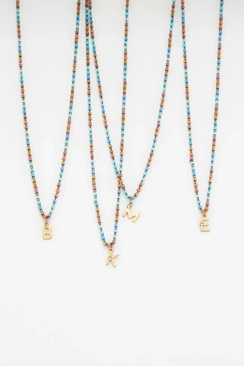 Colorful Initial Necklace
