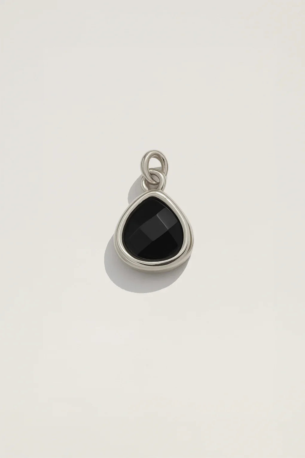 Black Crystal Pendant Charm