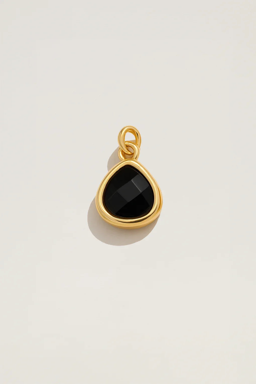 Black Crystal Pendant Charm