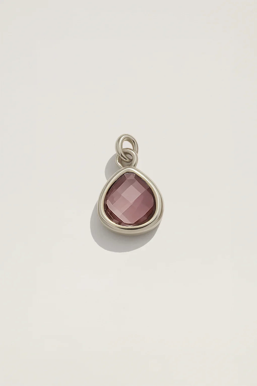 Purple Crystal Pendant Charm