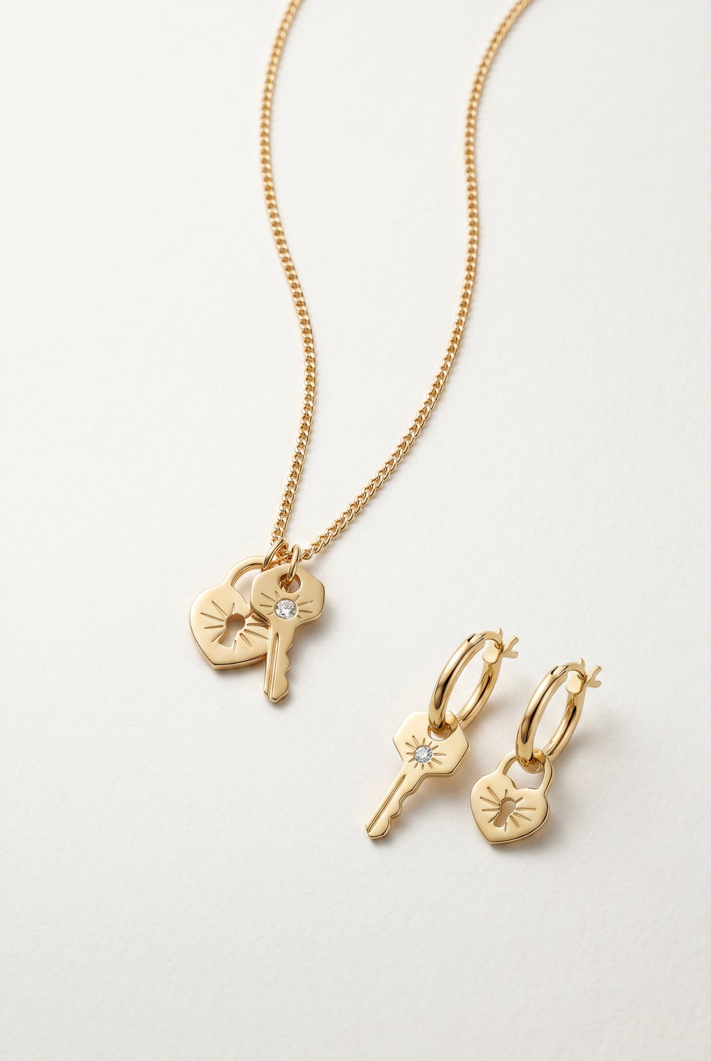 lock & key Necklace