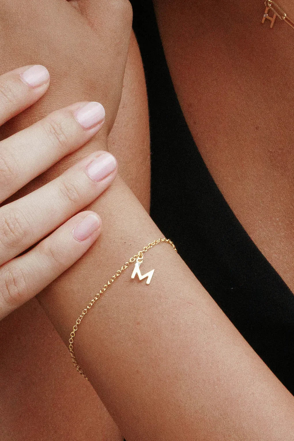 Tiny Initial Bracelet