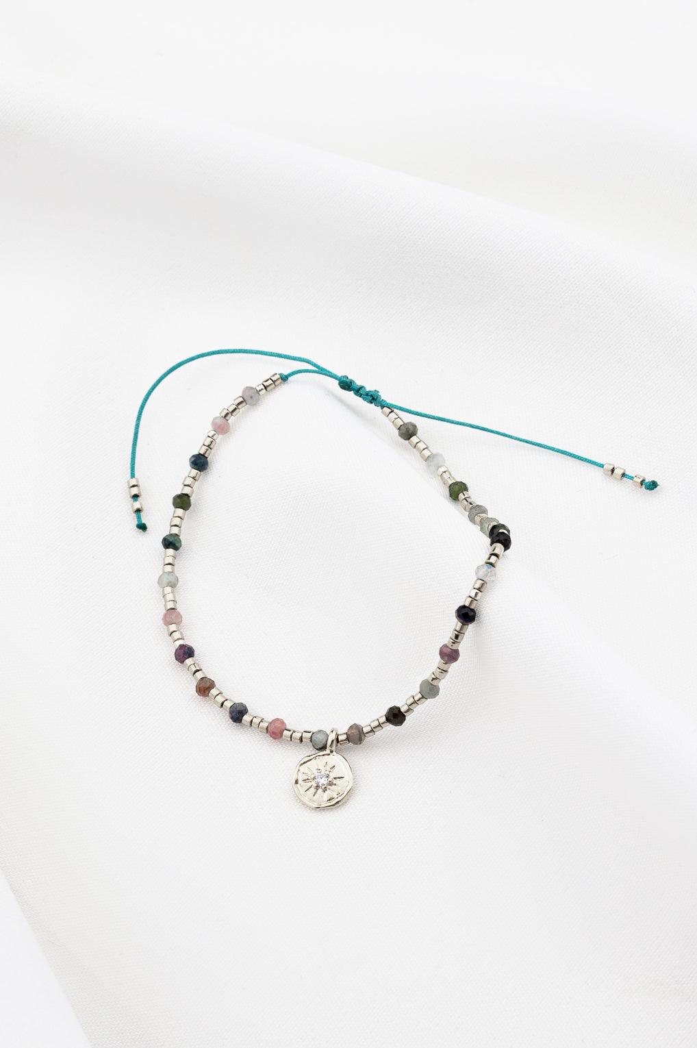 Yara Bracelet Gold / 9 aqua