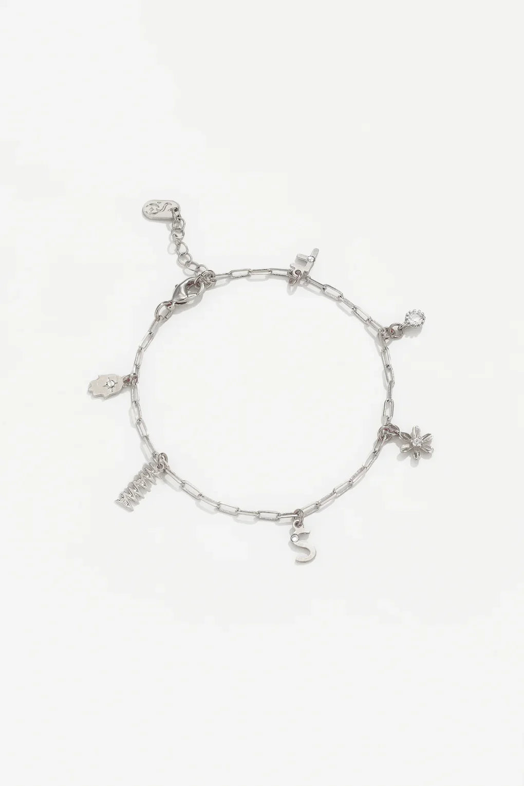 Charm Bracelet - Small Paperclip Chain