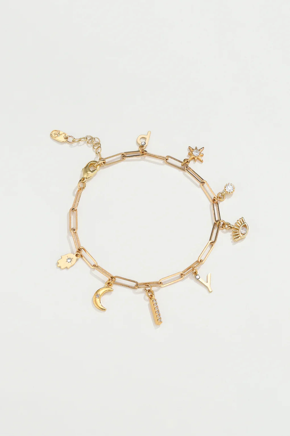 Charm Bracelet - Medium Paperclip Chain