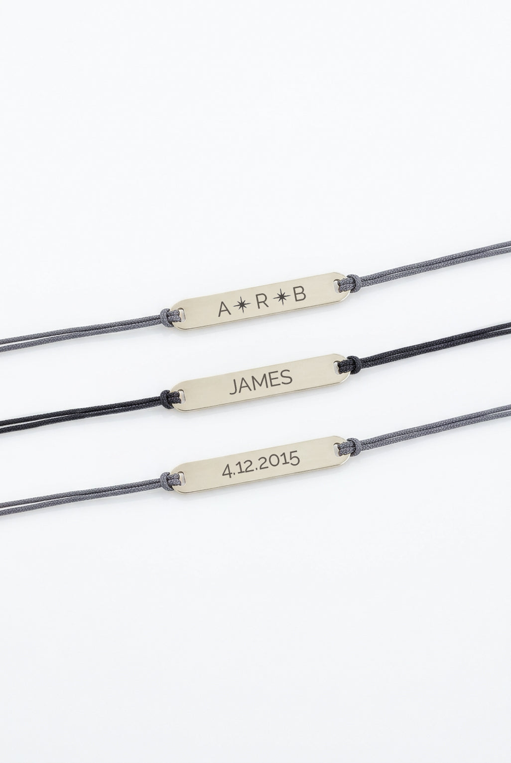 Custom Engraved Bar Bracelet for Men