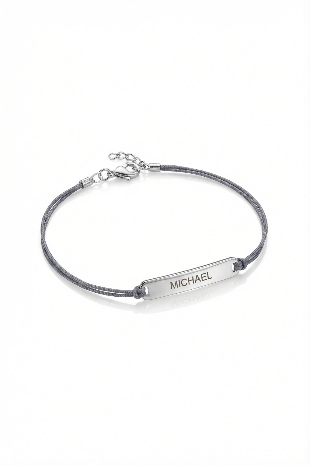 Custom Engraved Bar Bracelet for Men