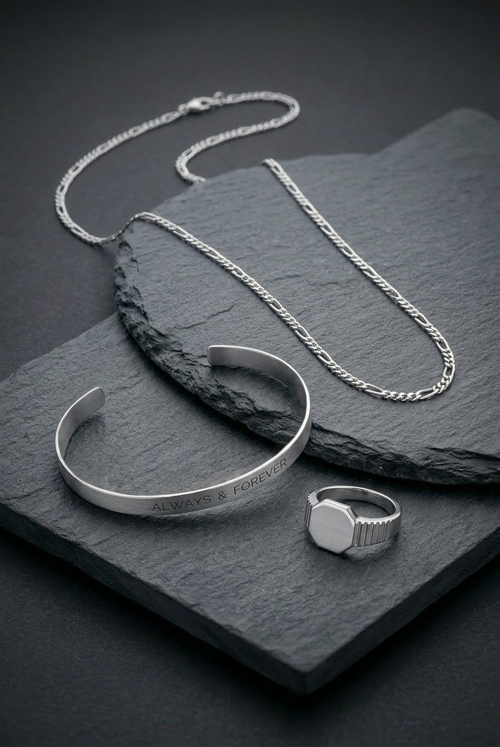 Custom Engraved Cuff Bracelet for Men