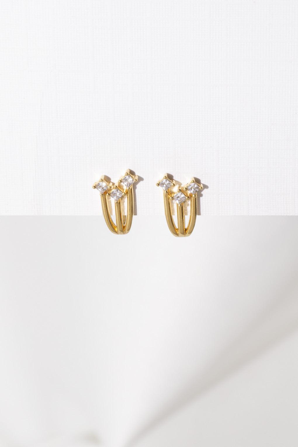 Midnight Post Earrings