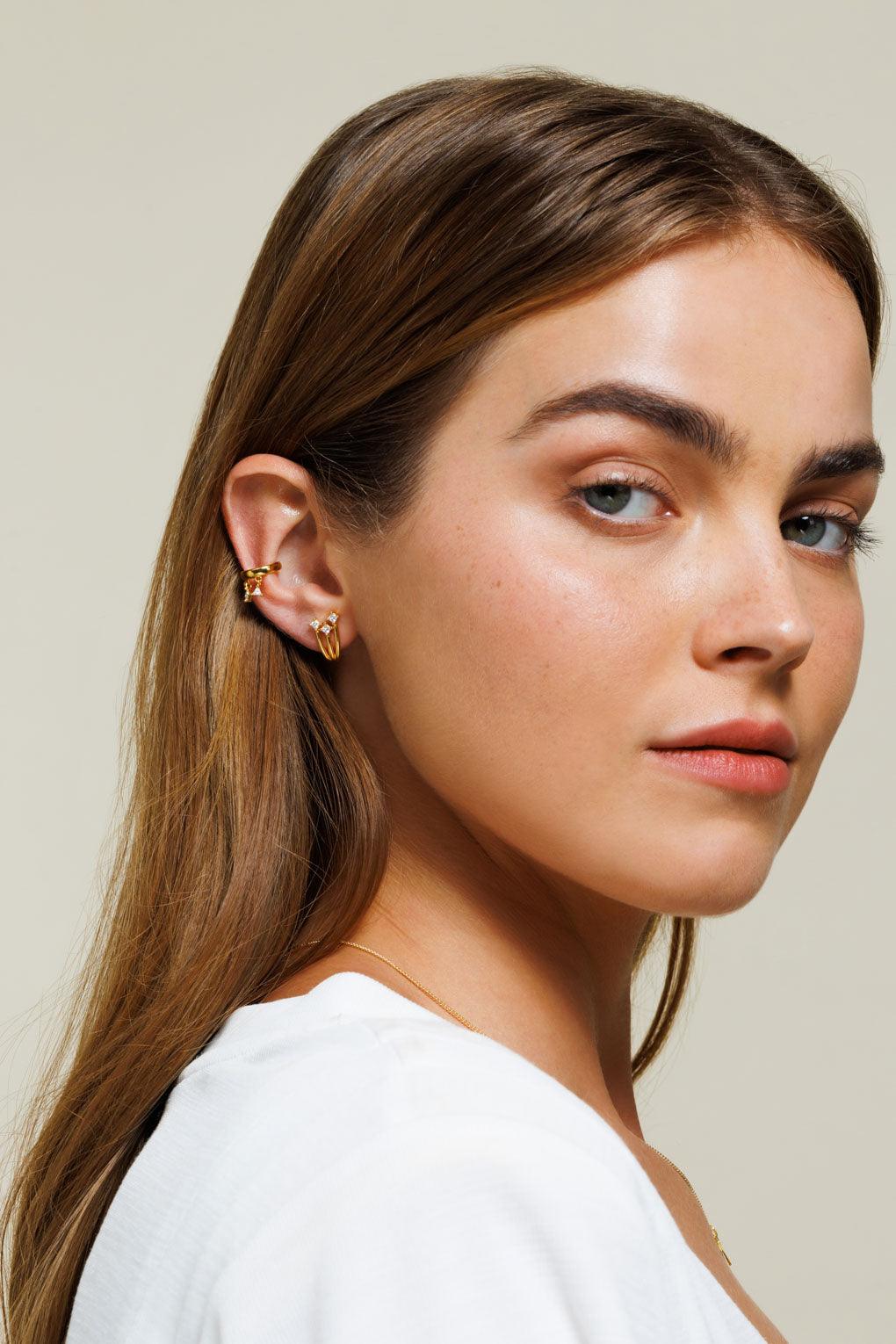 Midnight Post Earrings