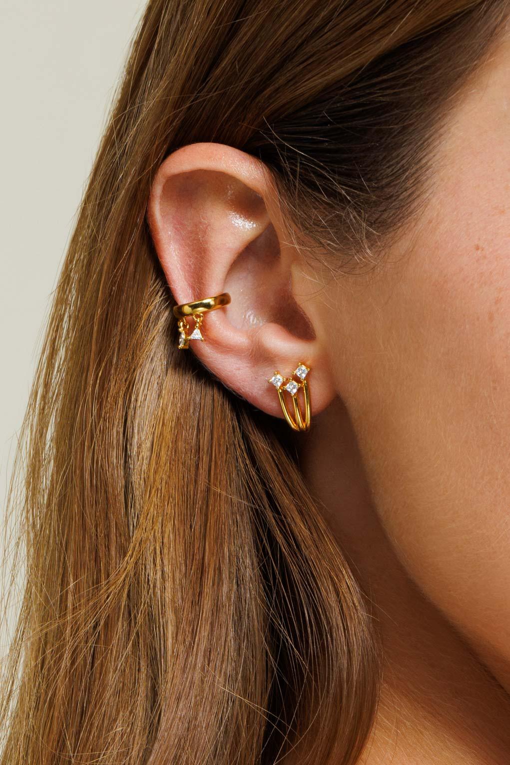 Midnight Post Earrings