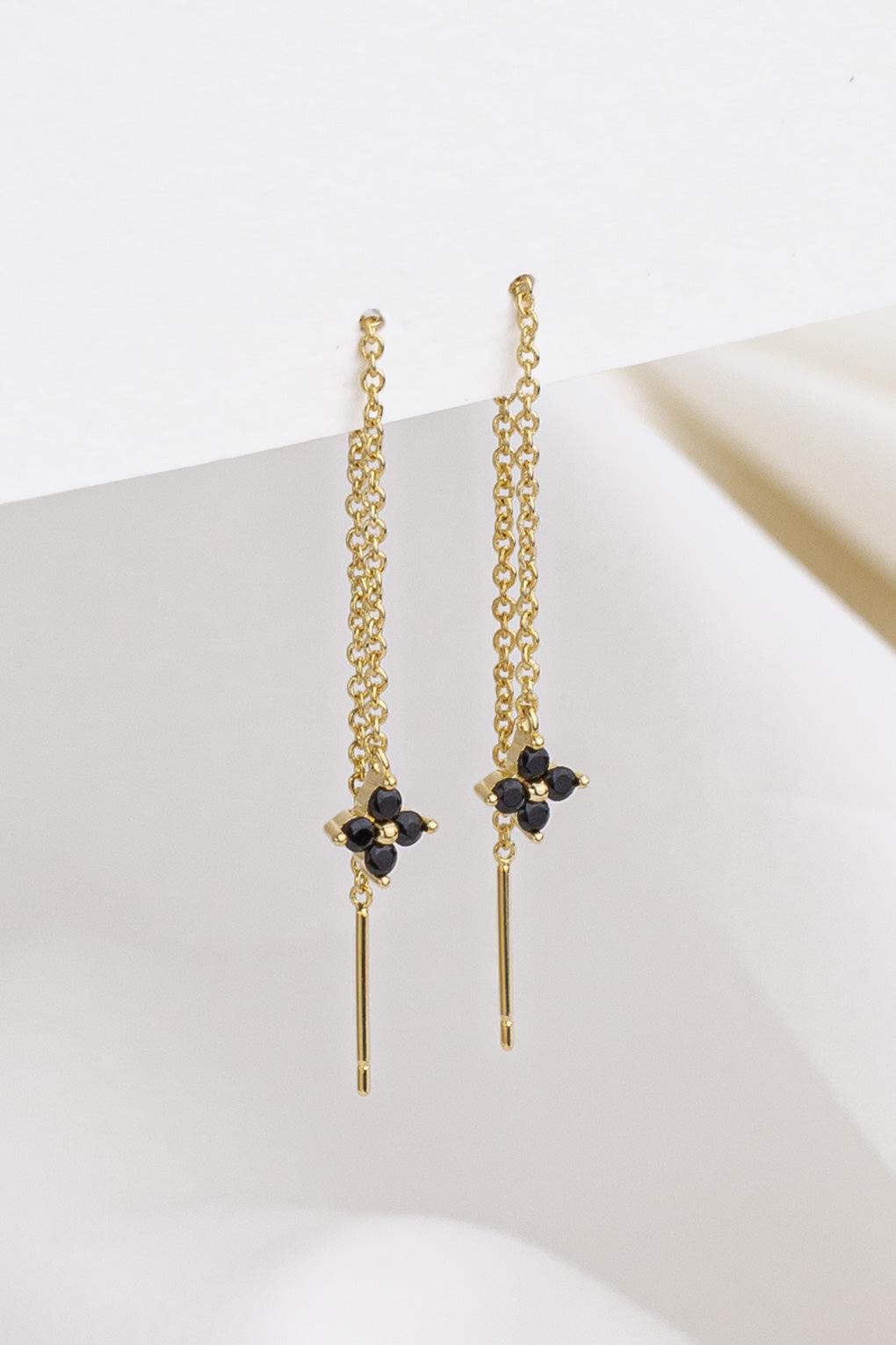 Long Daffodil Earrings