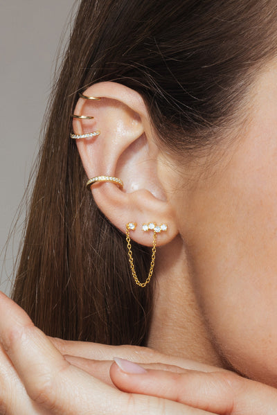 Gardenia Double Earring