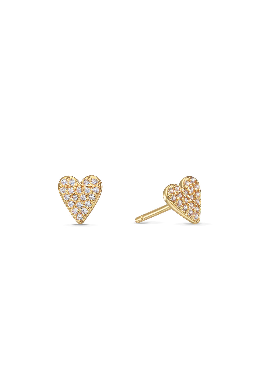 Crystal Heart Earrings