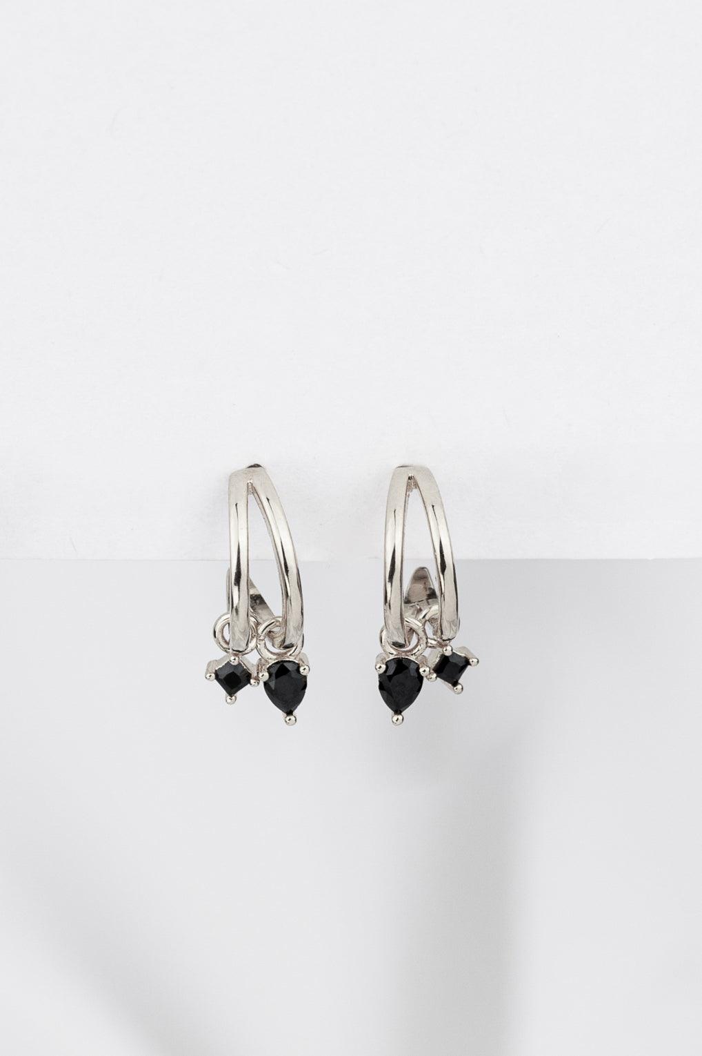 Gia Hoop Earrings Gold / 34 crystal