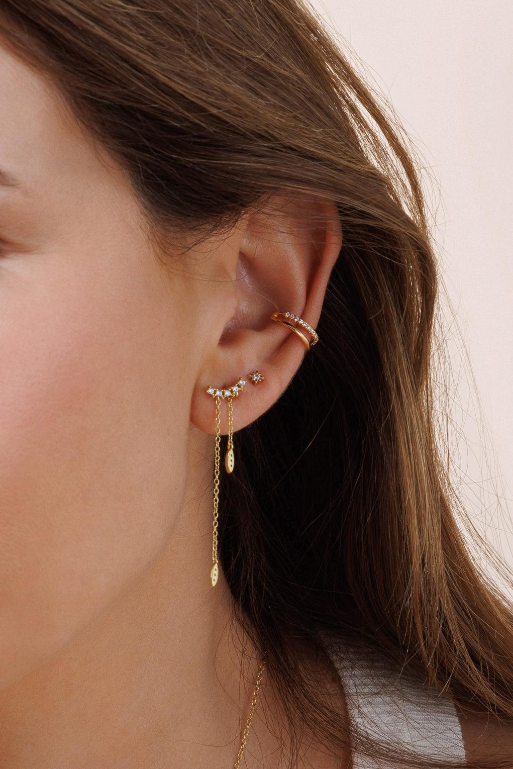 Long Gia Earrings Gold