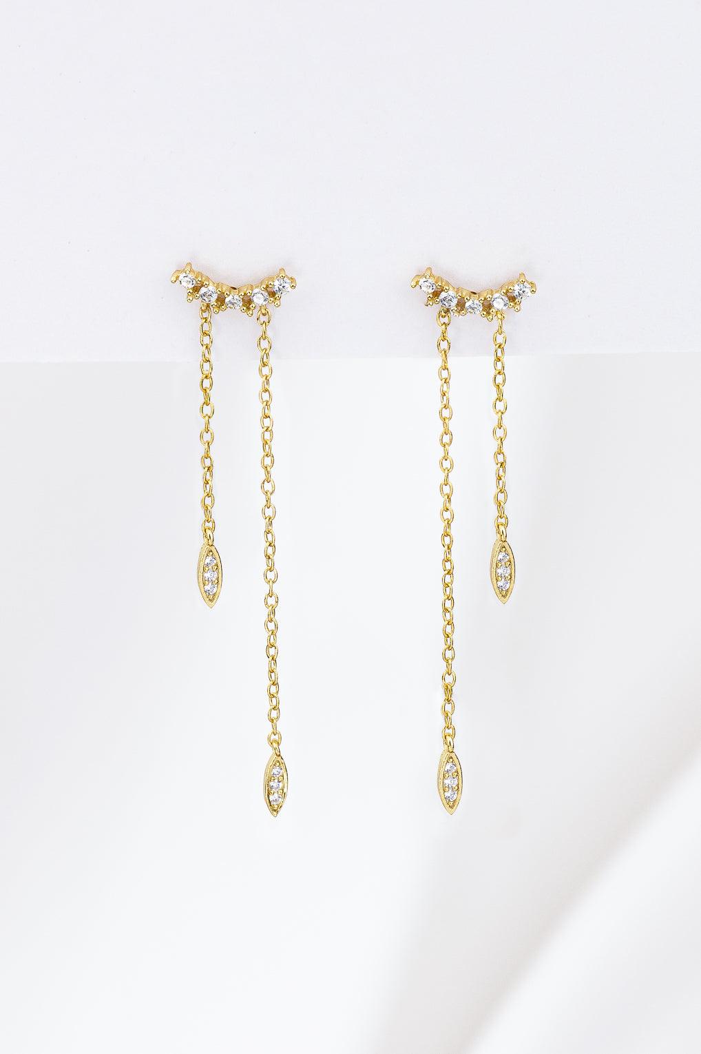 Long Gia Earrings Gold