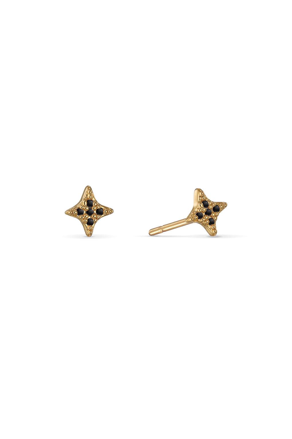 Harper Post Earrings Gold / 34 crystal