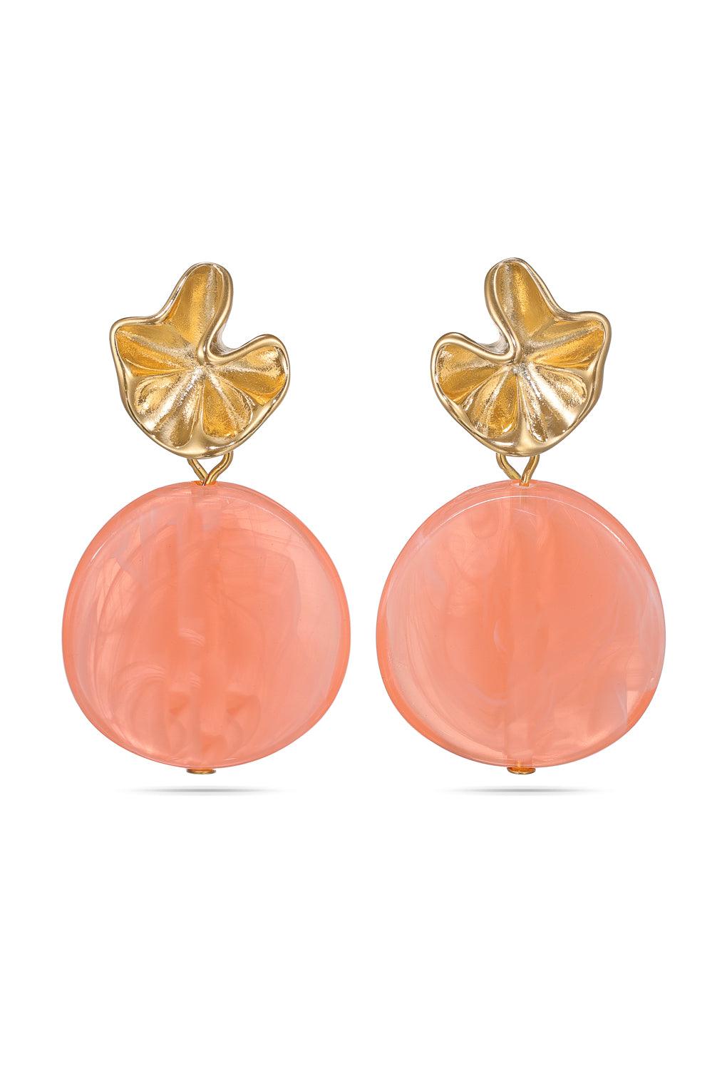 Sabine Earrings Gold / 24 cream