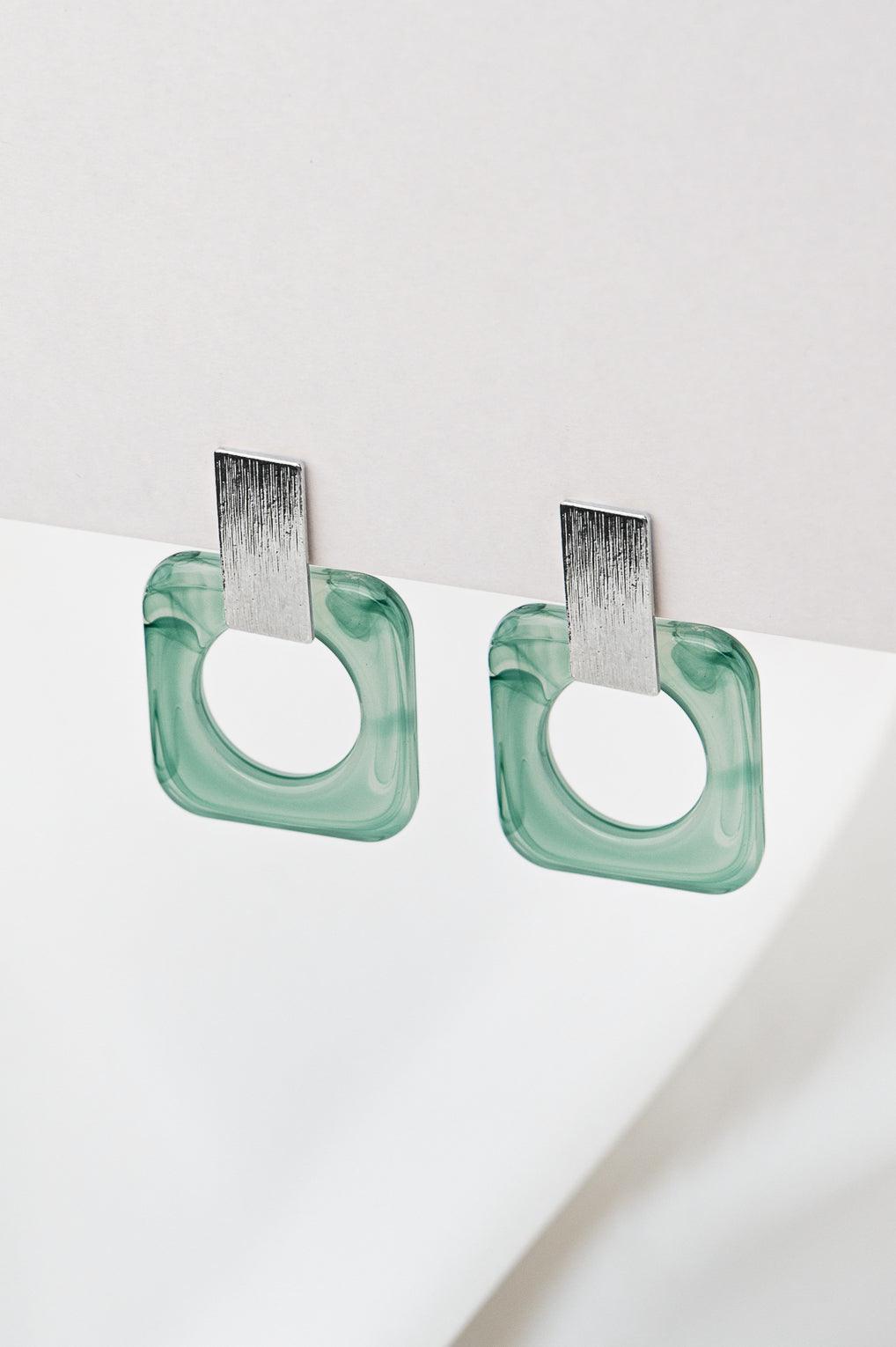 Ava Earrings Gold / 12 green