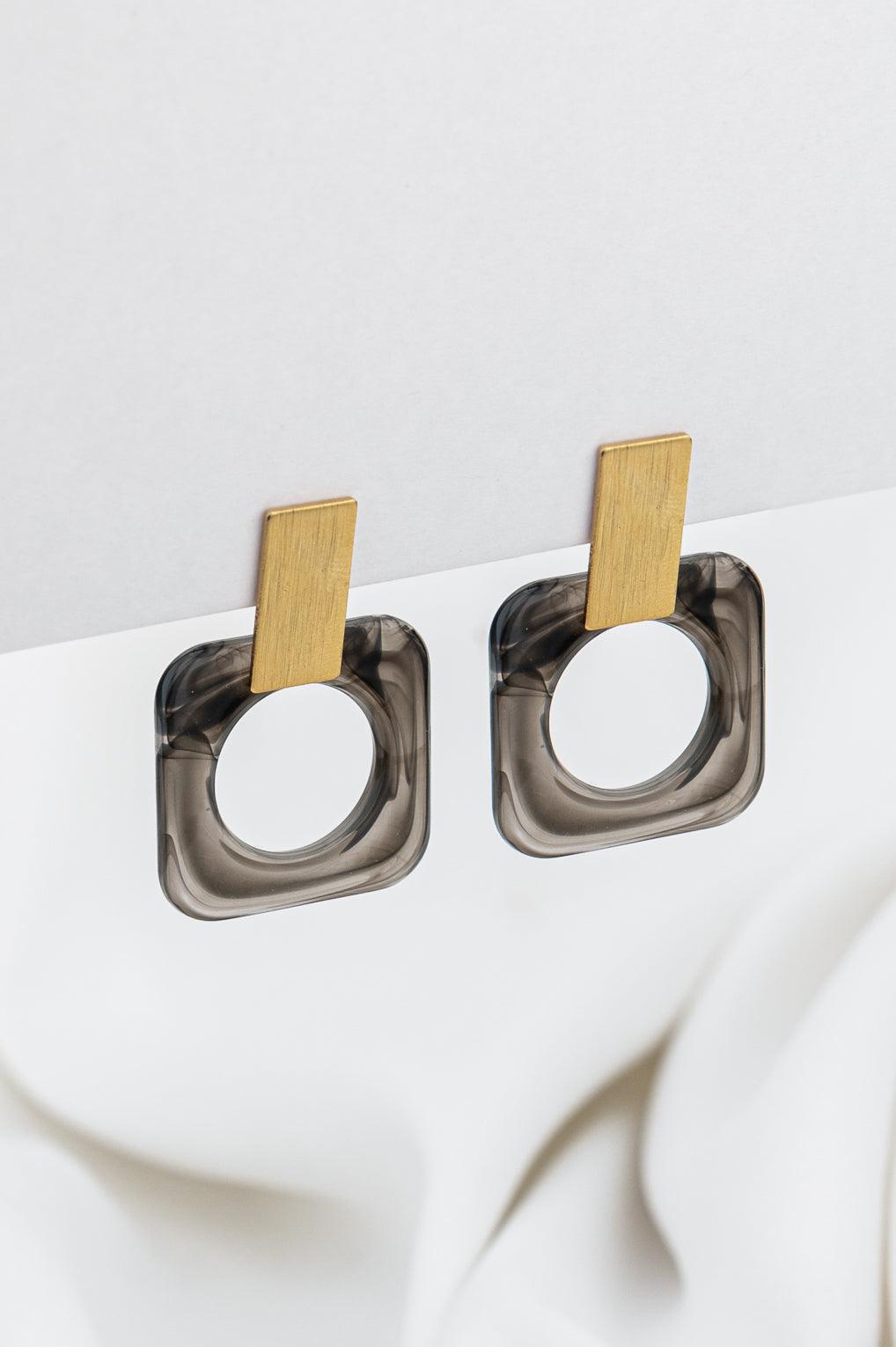 Ava Earrings Gold / 12 green