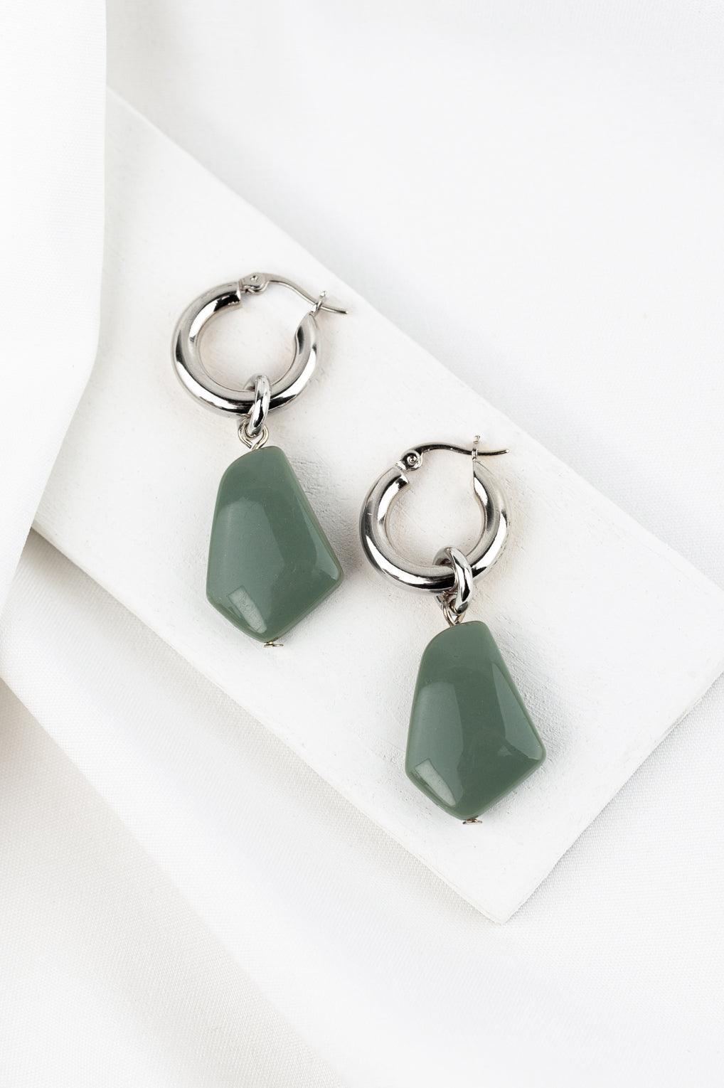 Vera earrings Gold / 16 mocca