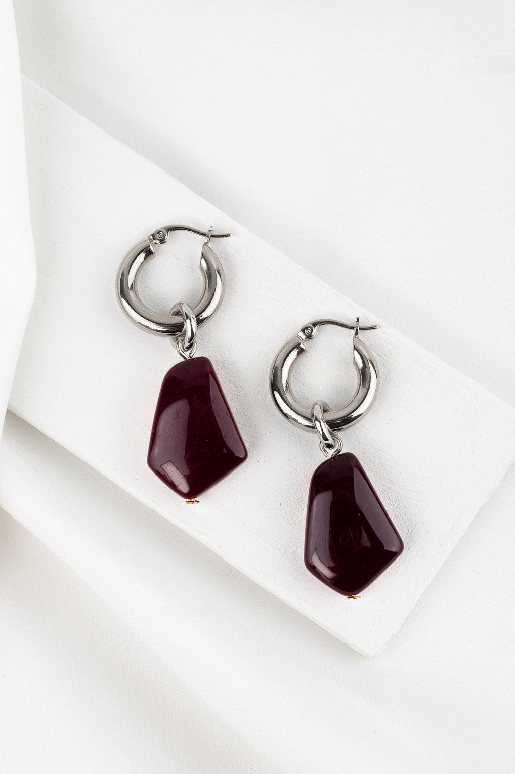 Vera earrings Gold / 16 mocca