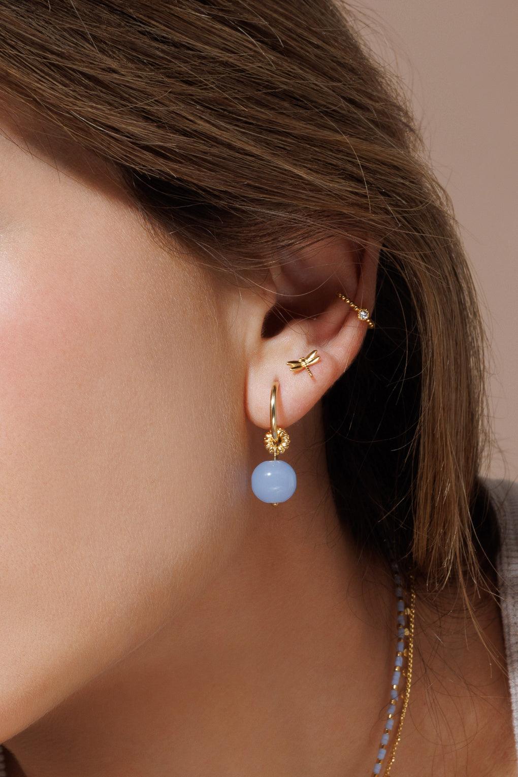 Lara Hoop Earrings Gold / 4 yellow