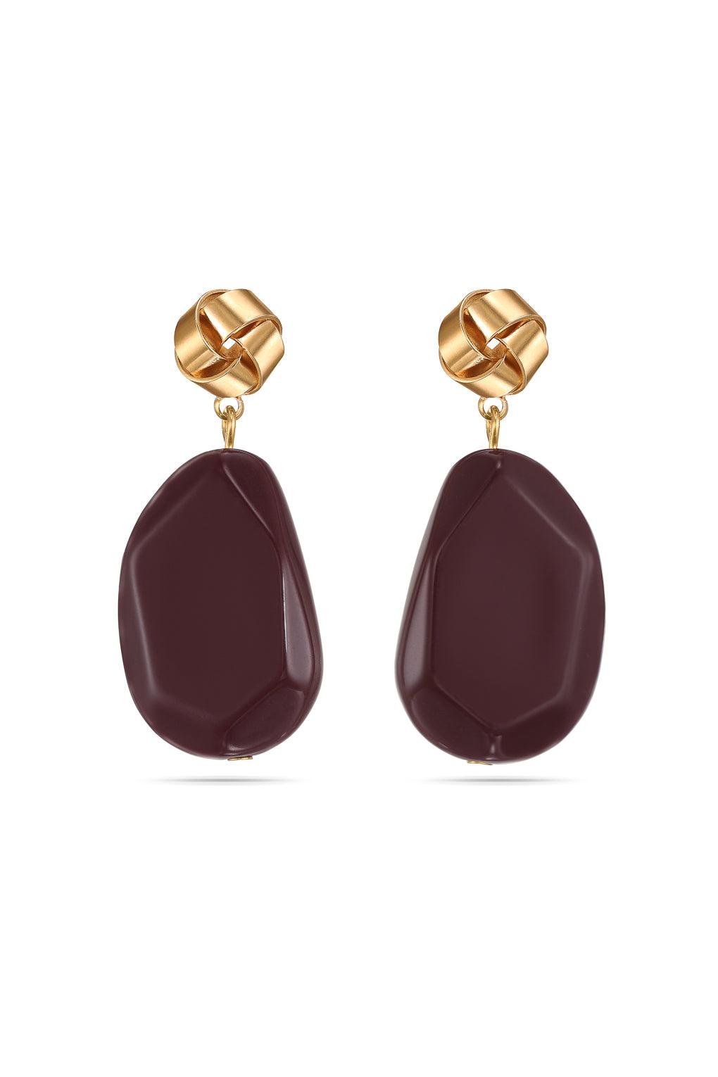 Talia Earrings Gold / 32 teal