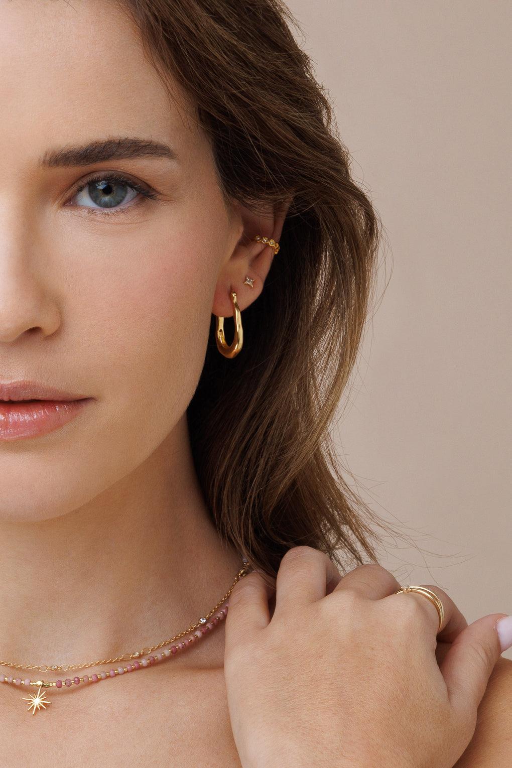 Elise Earrings Gold