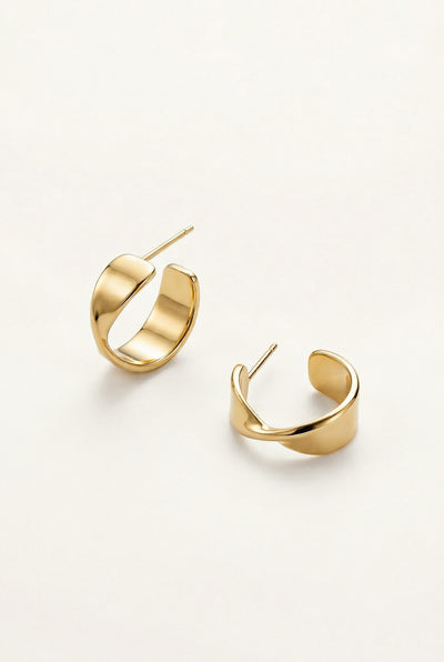 Swell hoop earrings