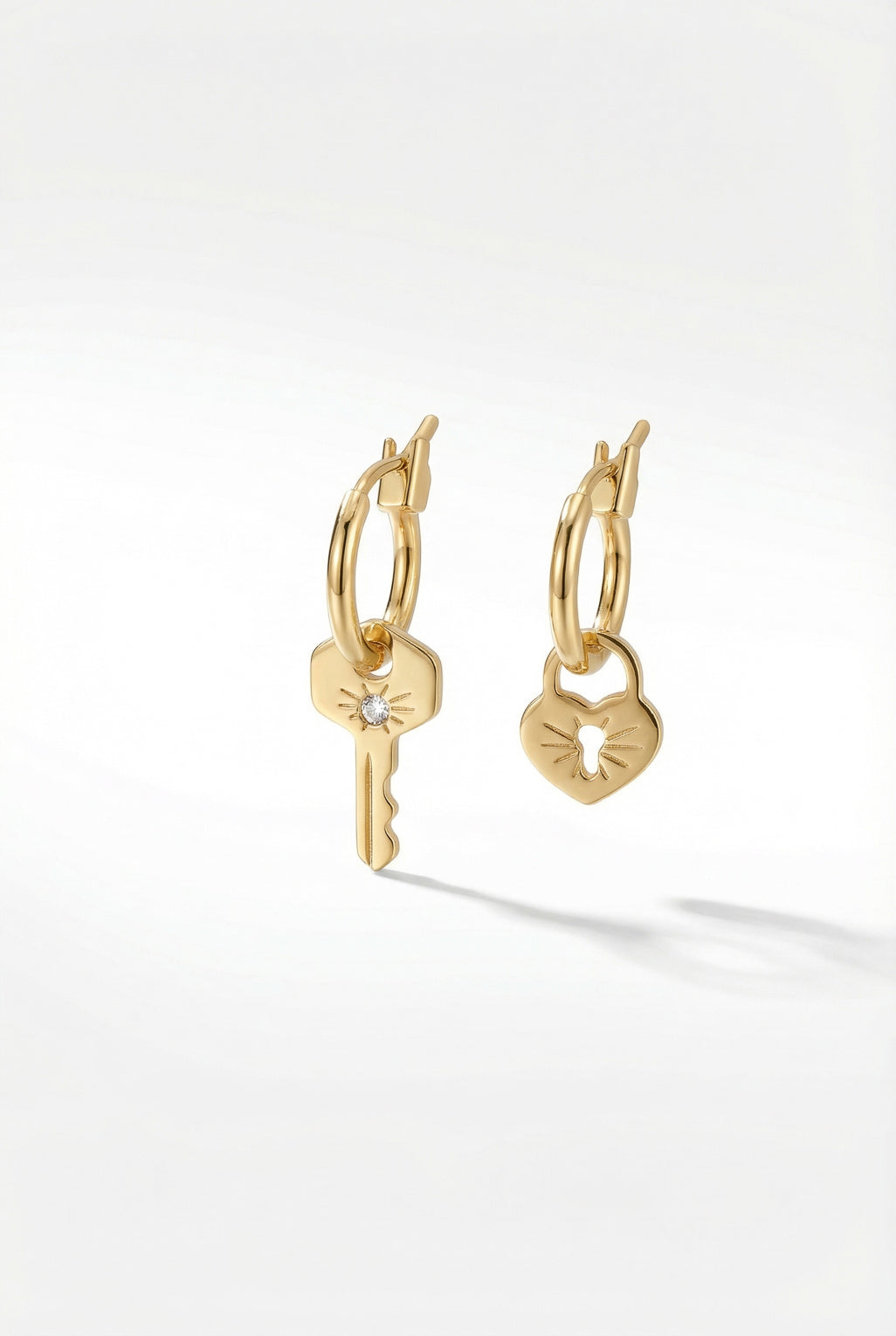 lock & key Earrings