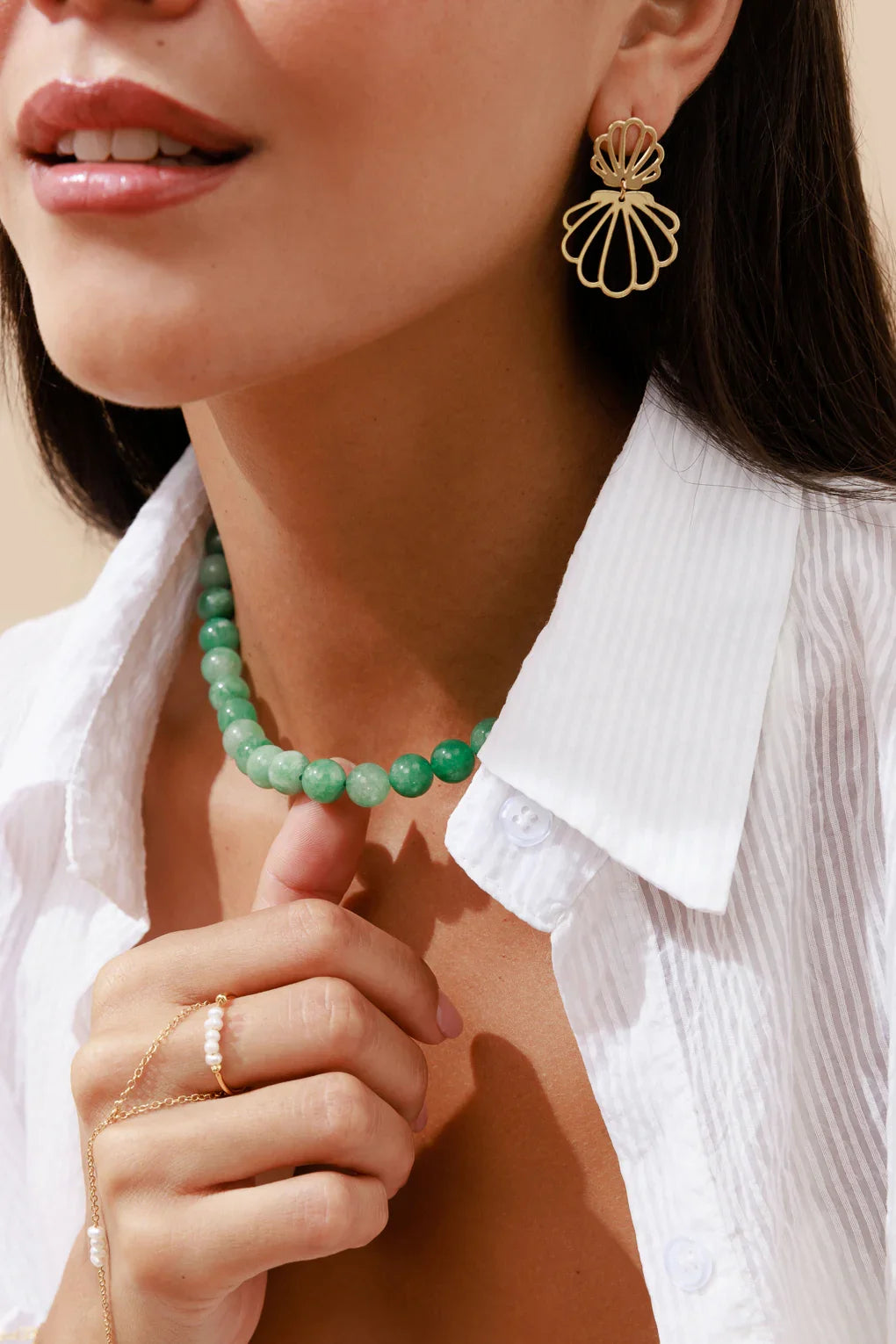 Large Ariel Post Earrings