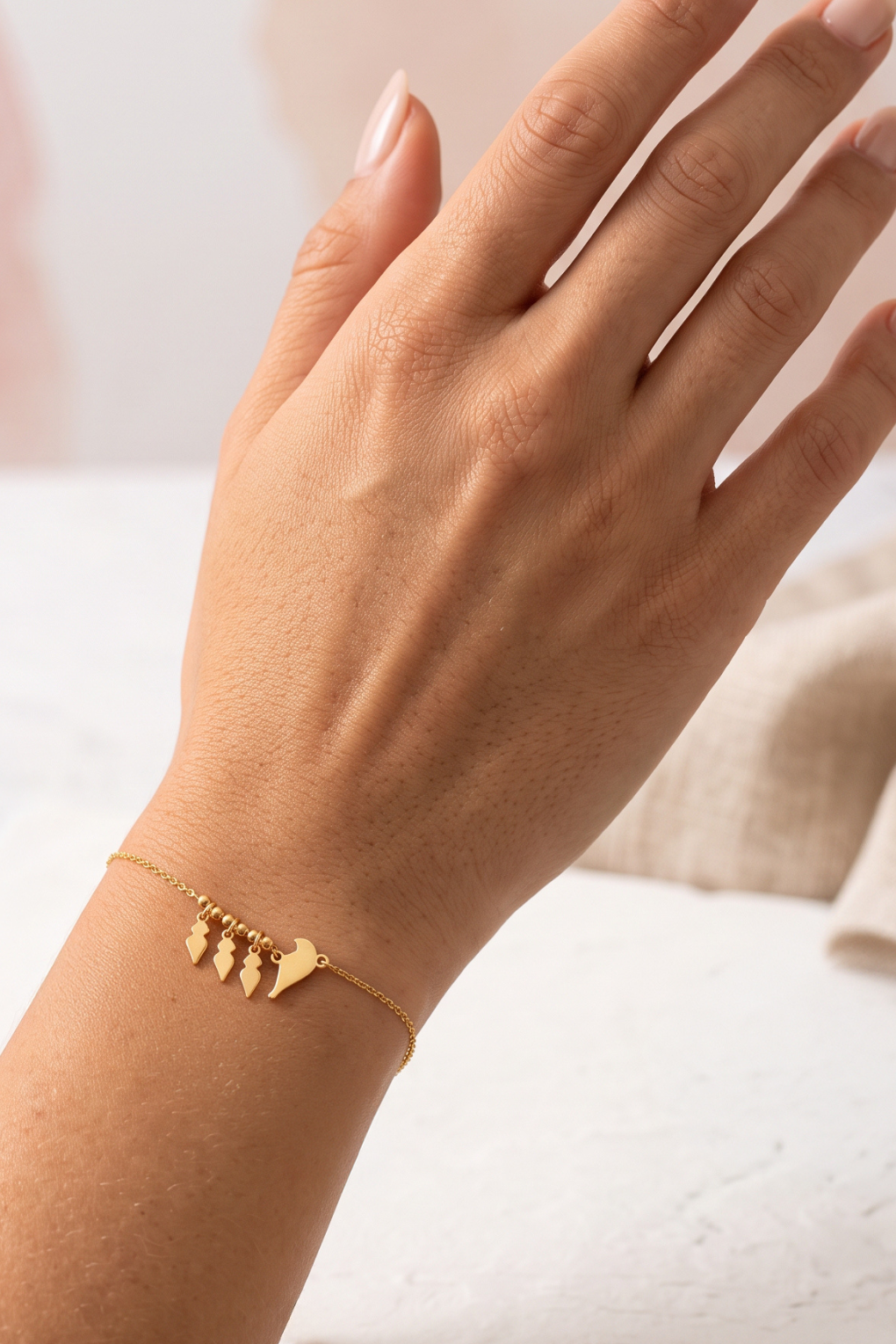 Baby bird bracelet