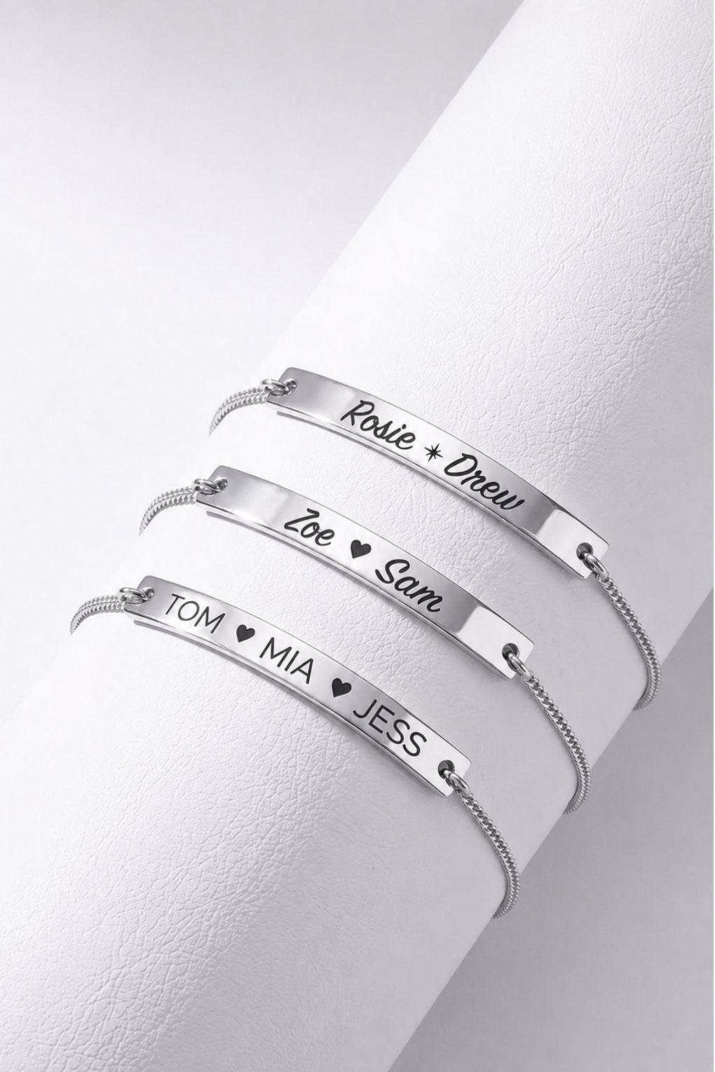 Custom Engraved Bar Bracelet