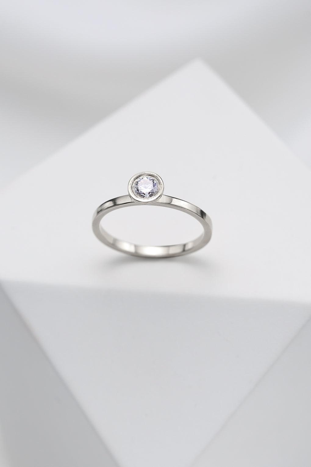 14K Large Gold Diamond Cone Ring