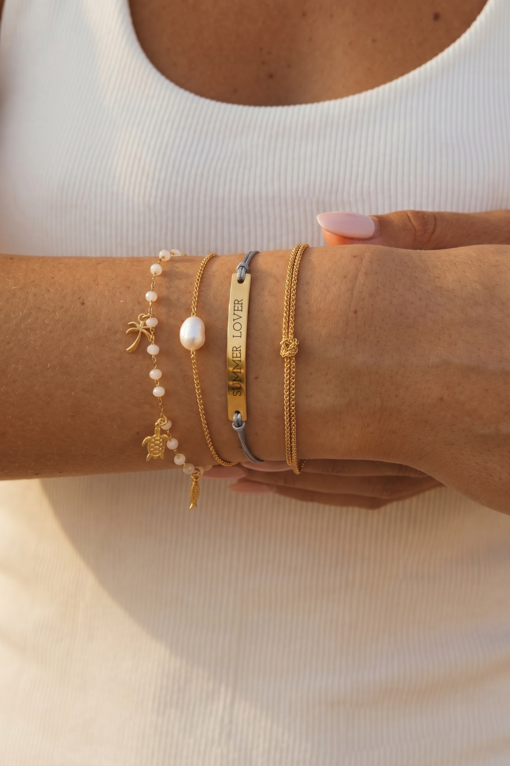 Custom Engraved Bar Bracelet on Colored Cord