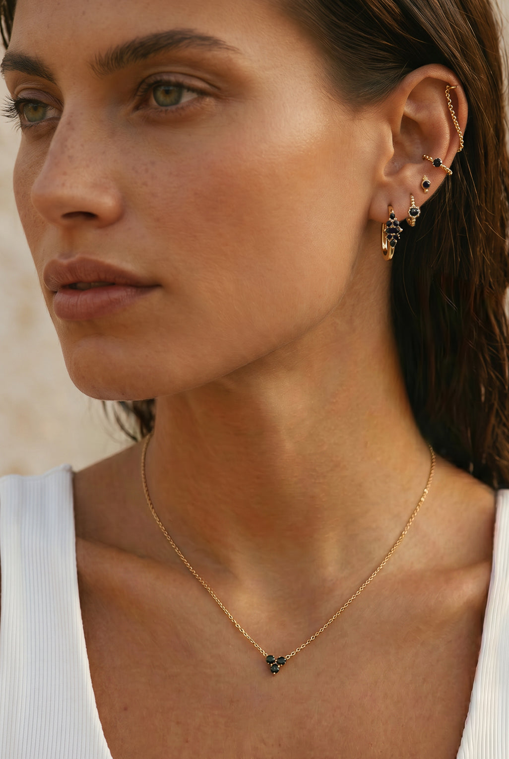Blair necklace in 14K gold