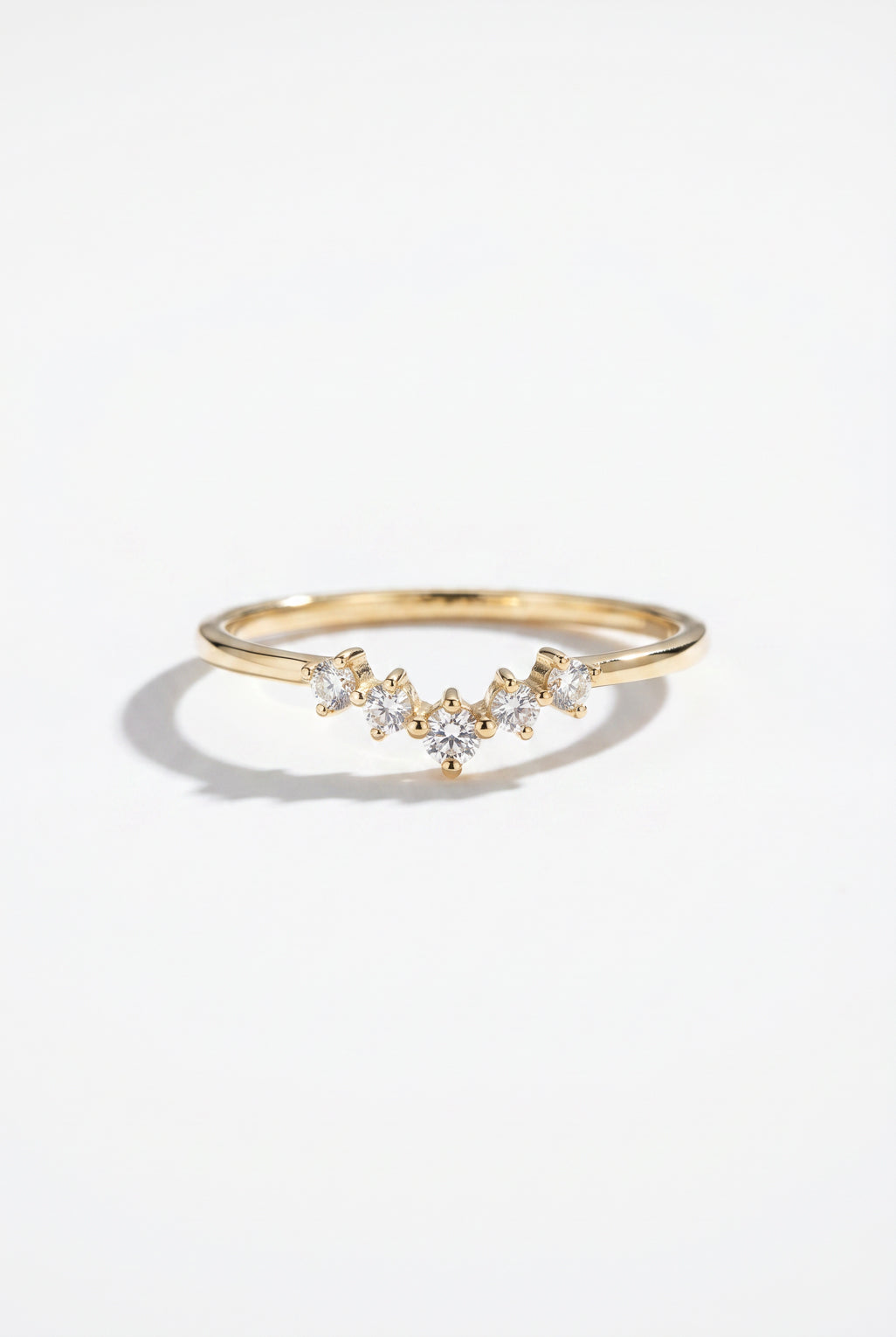 Celine ring in 14K gold and Diamonds
