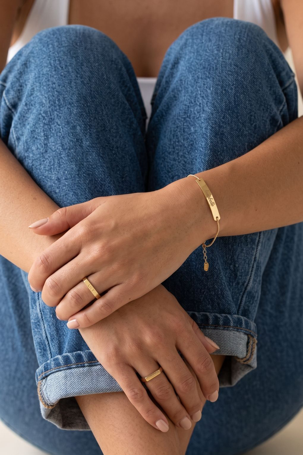Custom Engraved Bar Bracelet