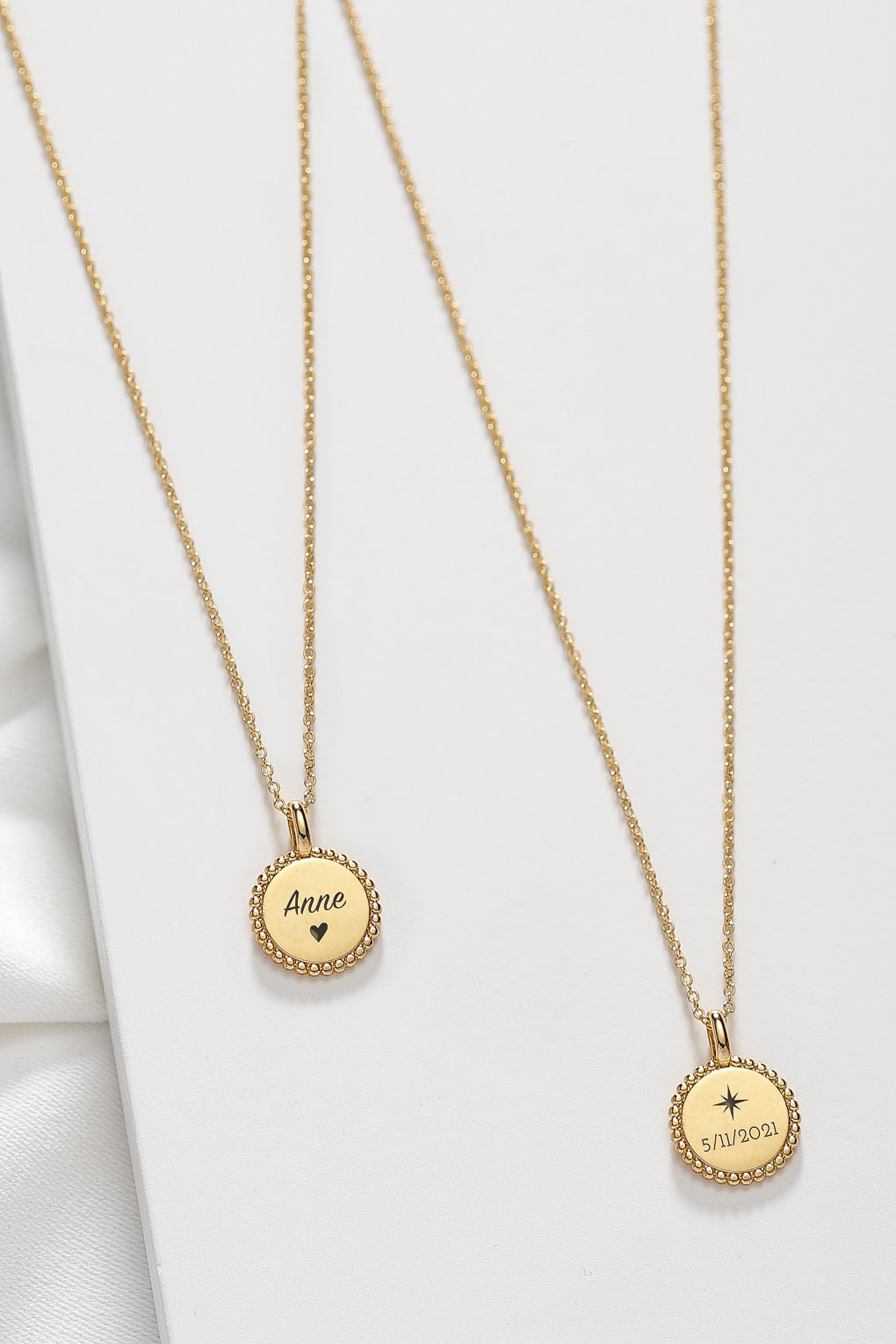 Custom Engraved Coin Necklace